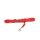 K9 gummierte Sportleine rot 14mm / 3m mit Schlaufe