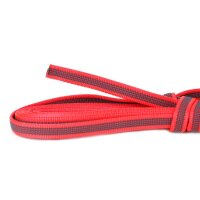 K9 gummierte Sportleine rot 14mm / 10m ohne Schlaufe