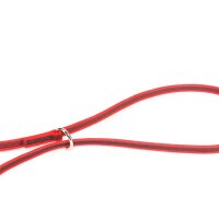 K9 Doppel-Führleine rot gummiert 14mm / 2,2m