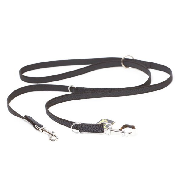 K9 Doppel-Führleine gummiert 20mm / 2,2m