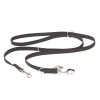 K9 Doppel-Führleine gummiert 20mm / 2,2m