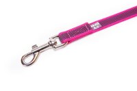 K9 gummierte Sportleine pink 20mm / 1m ohne Schlaufe