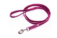 K9 gummierte Sportleine pink 20mm / 2m mit Schlaufe