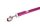 K9 gummierte Sportleine pink 20mm / 2m mit Schlaufe