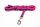K9 gummierte Sportleine pink 20mm / 5m ohne Schlaufe