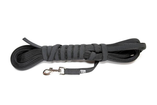 K9 gummierte Sportleine 14mm / 15m ohne Schlaufe