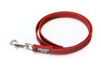 K9 gummierte Sportleine rot 20mm / 1m ohne Schlaufe