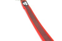 K9 gummierte Sportleine rot 20mm / 1m ohne Schlaufe
