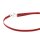 K9 gummierte Sportleine rot 20mm / 1,2m mit Schlaufe