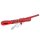 K9 gummierte Sportleine rot 20mm / 5m ohne Schlaufe