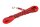 K9 gummierte Sportleine rot 20 mm 10 m mit Schlaufe
