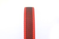 K9 Doppel-Führleine rot gummiert 20mm / 2,2m