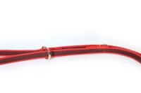 K9 Doppel-Führleine rot gummiert 20mm / 2,2m
