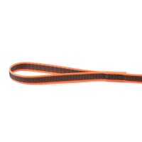 K9 gummierte Sportleine orange 20mm / 1m mit Schlaufe