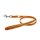 K9 gummierte Sportleine orange 20mm / 1m mit Schlaufe