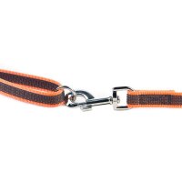 K9 gummierte Sportleine orange 20mm / 1,2m mit Schlaufe
