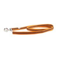 K9 gummierte Sportleine orange 20mm / 2m ohne Schlaufe