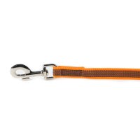 K9 gummierte Sportleine orange 20mm / 2m ohne Schlaufe
