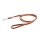 K9 gummierte Sportleine orange 20mm / 2m mit Schlaufe