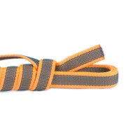 K9 gummierte Sportleine orange 20mm / 3m ohne Schlaufe