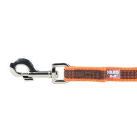 K9 gummierte Sportleine orange 20mm / 3m mit Schlaufe