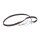 K9 gummierte Sportleine 14mm / 1 m ohne Schlaufe