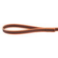 K9 gummierte Sportleine orange 20 mm 10 m mit Schlaufe