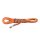 K9 gummierte Sportleine orange 20 mm 10 m mit Schlaufe
