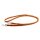 K9 Doppel-Führleine orange gummiert 20mm / 2,2m