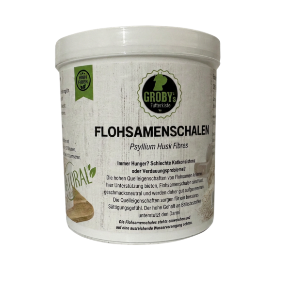 Grobys Flohsamenschalen Psyllium Husk Fibres 250 Gramm