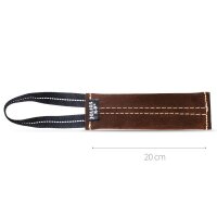 Julius K9 Beißwurst flach 20 cm Leder