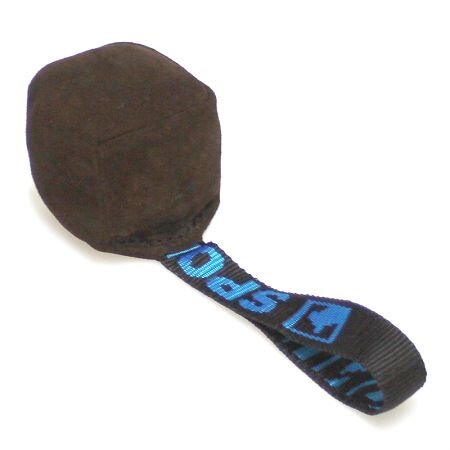 Sporthund Lederball mit Handschlaufe