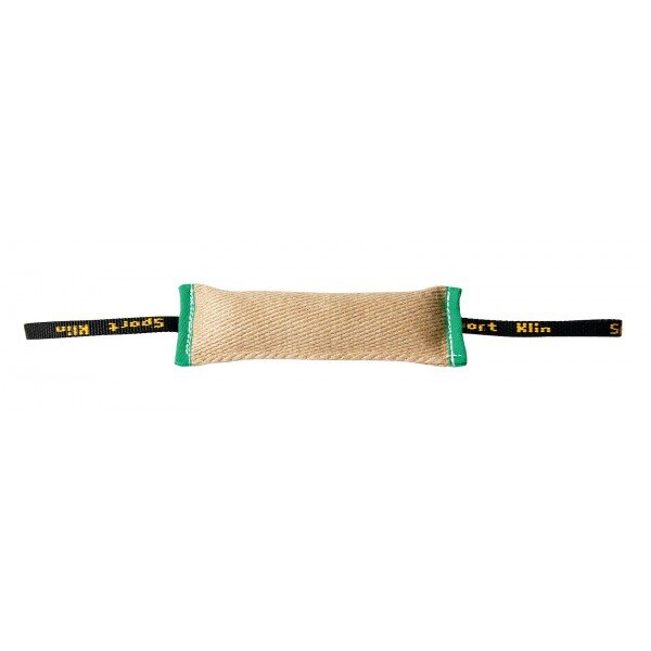 Beißwurst aus Jute, 8 x 28 cm, 2 Schlaufen