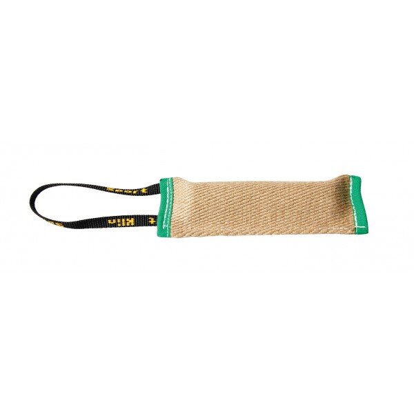 Beißwurst aus Jute mit Ton 8 x 25 cm Schlaufe