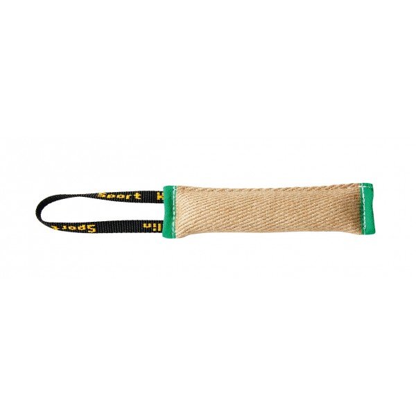 Beißwurst aus Jute 5 x 25 cm Schlaufe