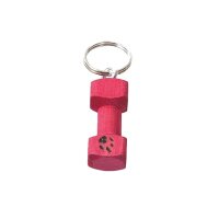 Schlüsselanhänger Apportierholz Pink