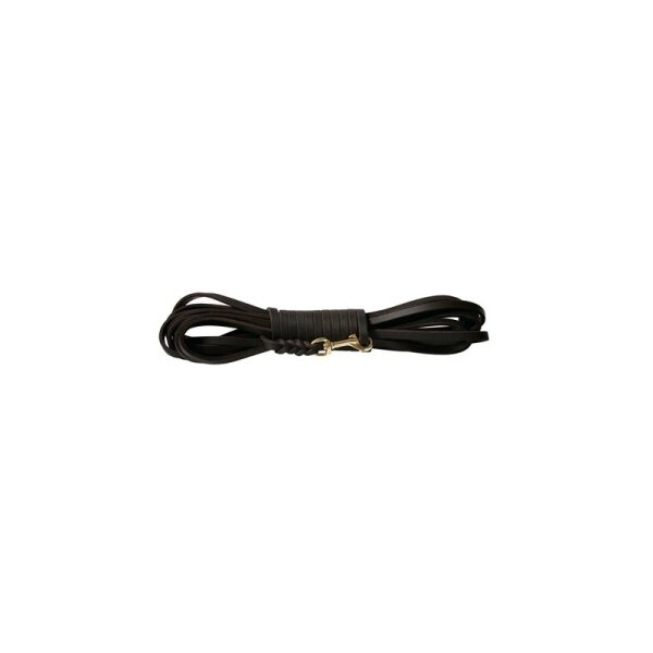 Suchleine aus Fettleder 8mm / 5m mit Schlaufe