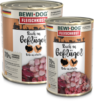 BEWI DOG Fleischkost reich an Geflügel
