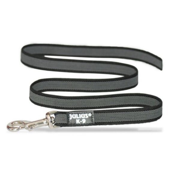 K9 gummierte Sportleine 20mm / 2 m ohne Schlaufe
