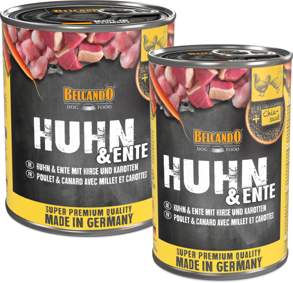 BELCANDO Huhn & Ente mit Hirse & Karotten