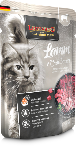LEONARDO Lamm + Cranberries 85 Gramm