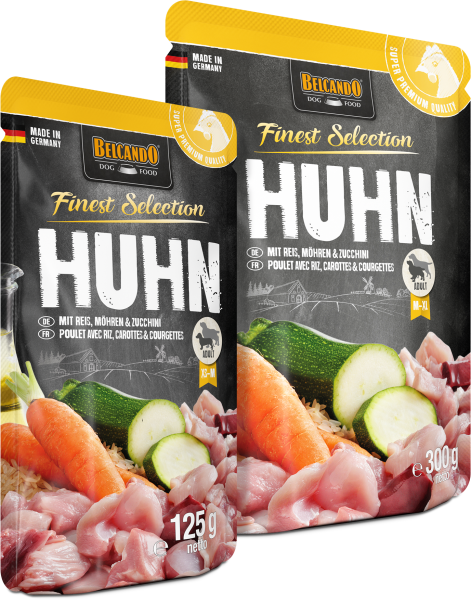 BELCANDO Huhn + Reis mit Zucchini + Möhren