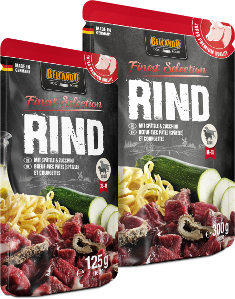 BELCANDO Rind + Spätzle mit Zuchhini