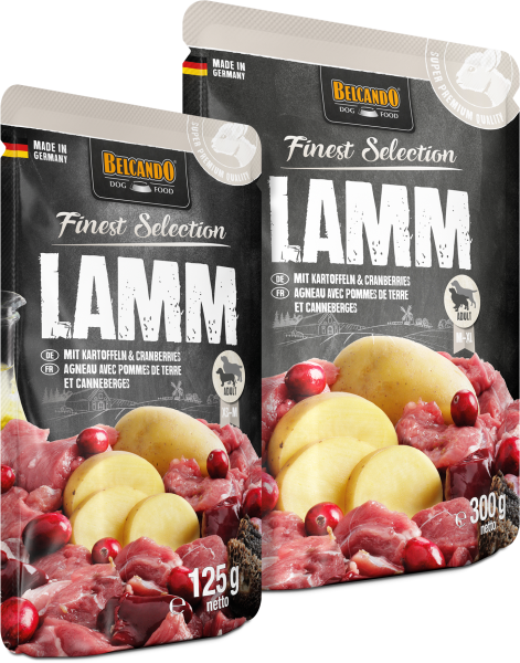 BELCANDO Lamm + Kartoffel mit Cranberries