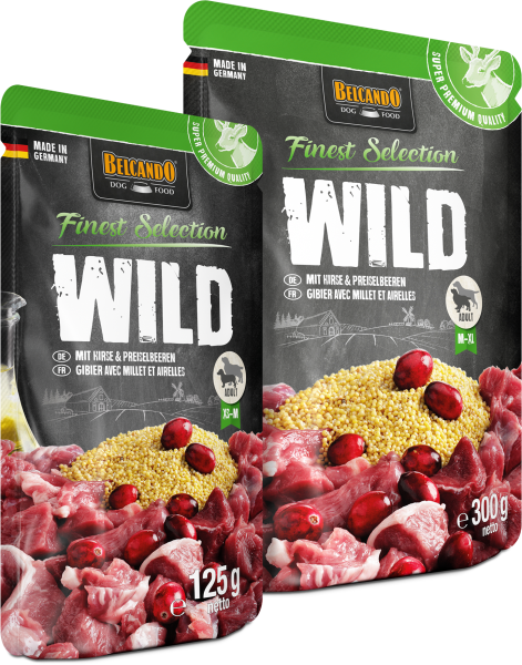 BELCANDO Wild mit Hirse + Preiselbeeren