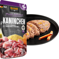 BELCANDO Kaninchen mit Hirse + Süßkartoffel 125 Gramm