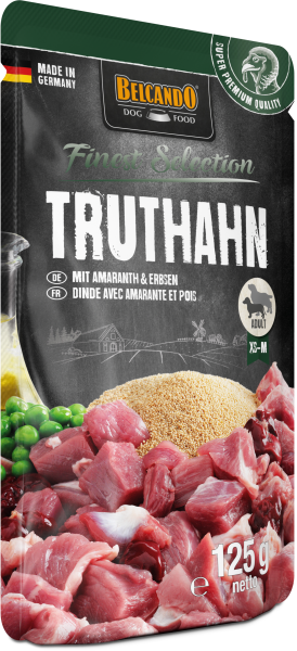 BELCANDO Truthahn mit Amaranth & Erbsen 125 Gramm