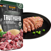 BELCANDO Truthahn mit Amaranth & Erbsen 125 Gramm